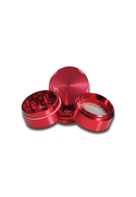 ? Black Leaf® Aluminium Grinder – 4-tlg. – Rot ? Black Leaf® Aluminium Grinder – 4-tlg. – Rot