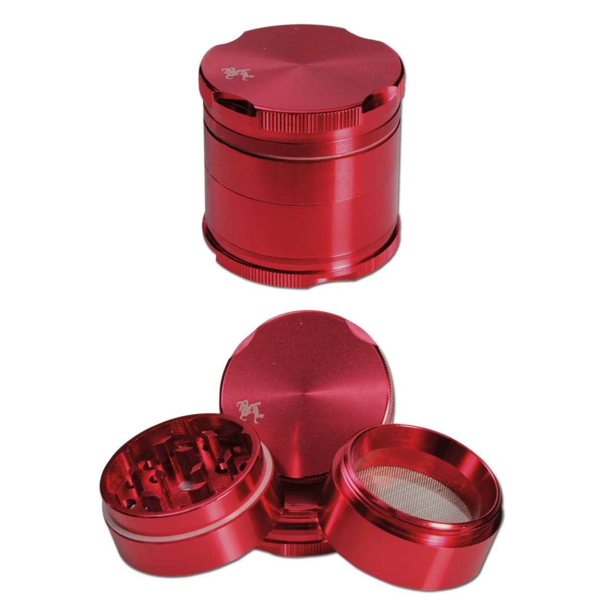 ? Black Leaf® NEW EDGE Mini Grinder – 4-teilig, violett ? Black Leaf® NEW EDGE Mini Grinder – 4-teilig, violett