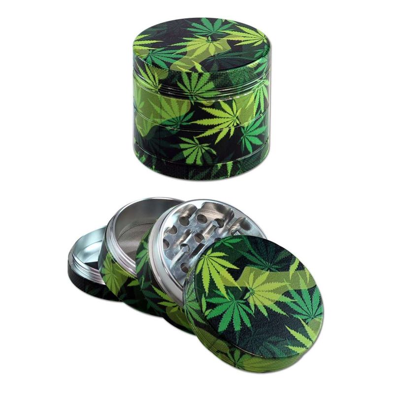 ? Black Leaf® Camouflage Allover-Print Grinder – 4-tlg. Aluminiumgrinder ? Black Leaf® Camouflage Allover-Print Grinder – 4-tlg. Aluminiumgrinder
