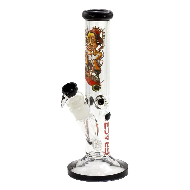 ? Grace Glass x Dunkees Straight Bong – 36 cm