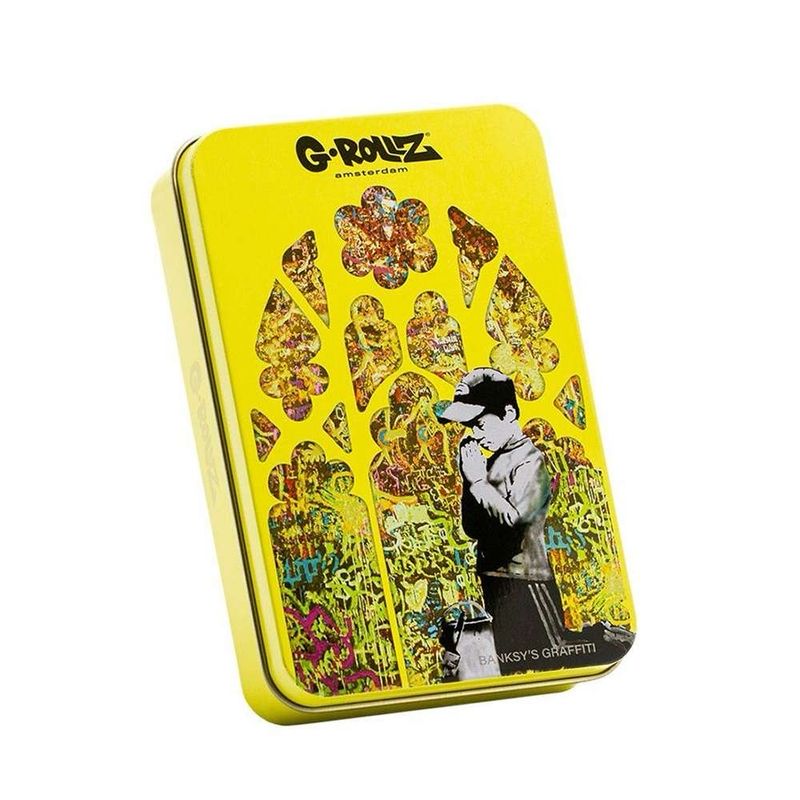 G-Rollz | Banksy’s Graffiti Storage Box – Church of Graffiti Edition (13,5 × 8,5 × 3 cm)