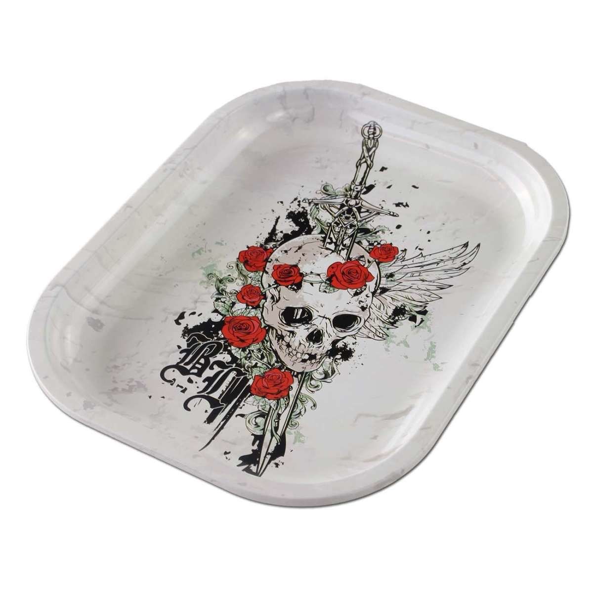 Black Leaf SKULL+ROSES Mixing Tray