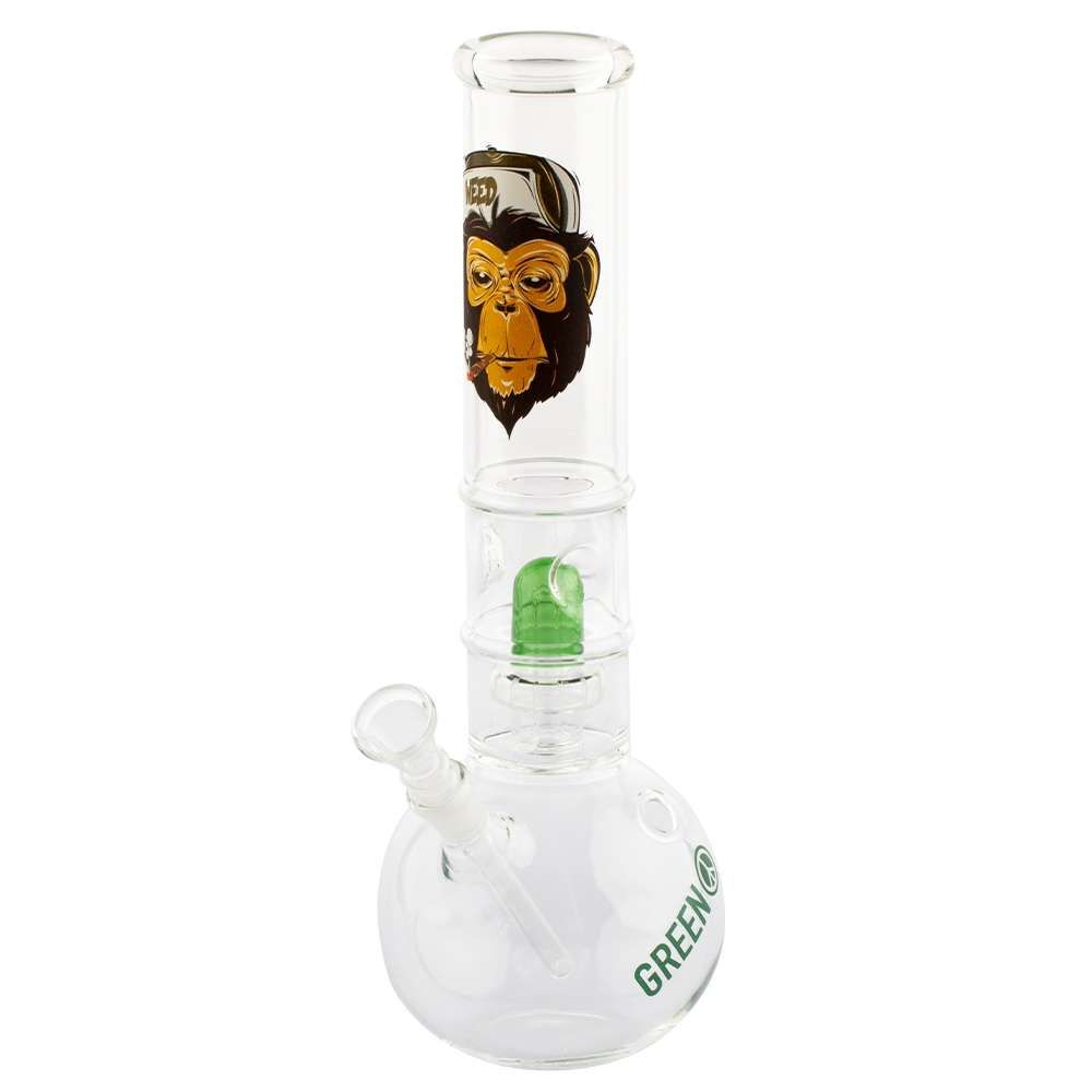 ? Greenline “Monkey” Bong – 32 cm mit Percolator ? Greenline “Monkey” Bong – 32 cm mit Percolator