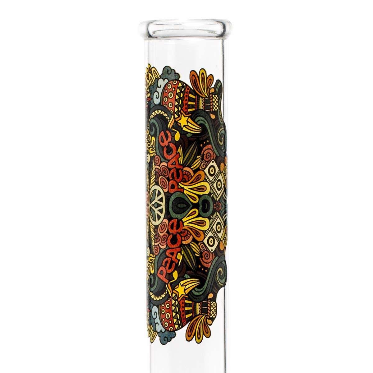 ✌️ Greenline „Peace“ Bong – 35 cm Hippie Vibes Edition