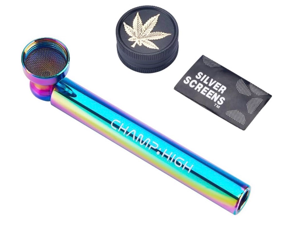 Champ High Pur Metallpfeife Set