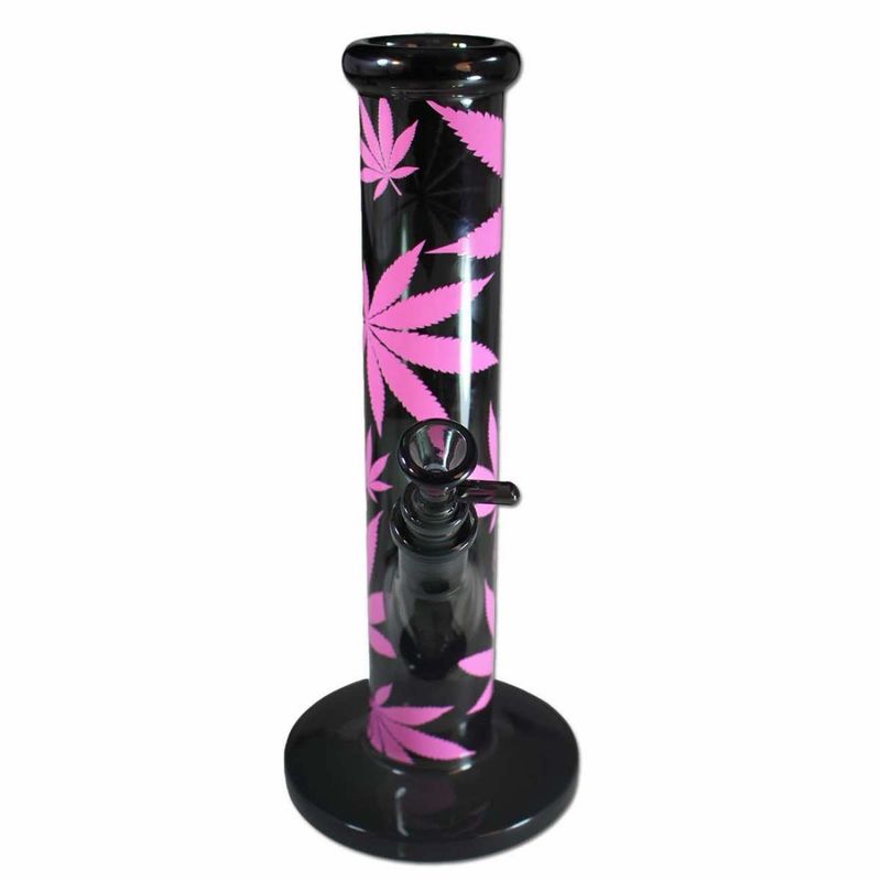 FIRE-FLOW™ X Black Leaf Bong LEAVES PINK FIRE-FLOW™ X Black Leaf Bong LEAVES PINK