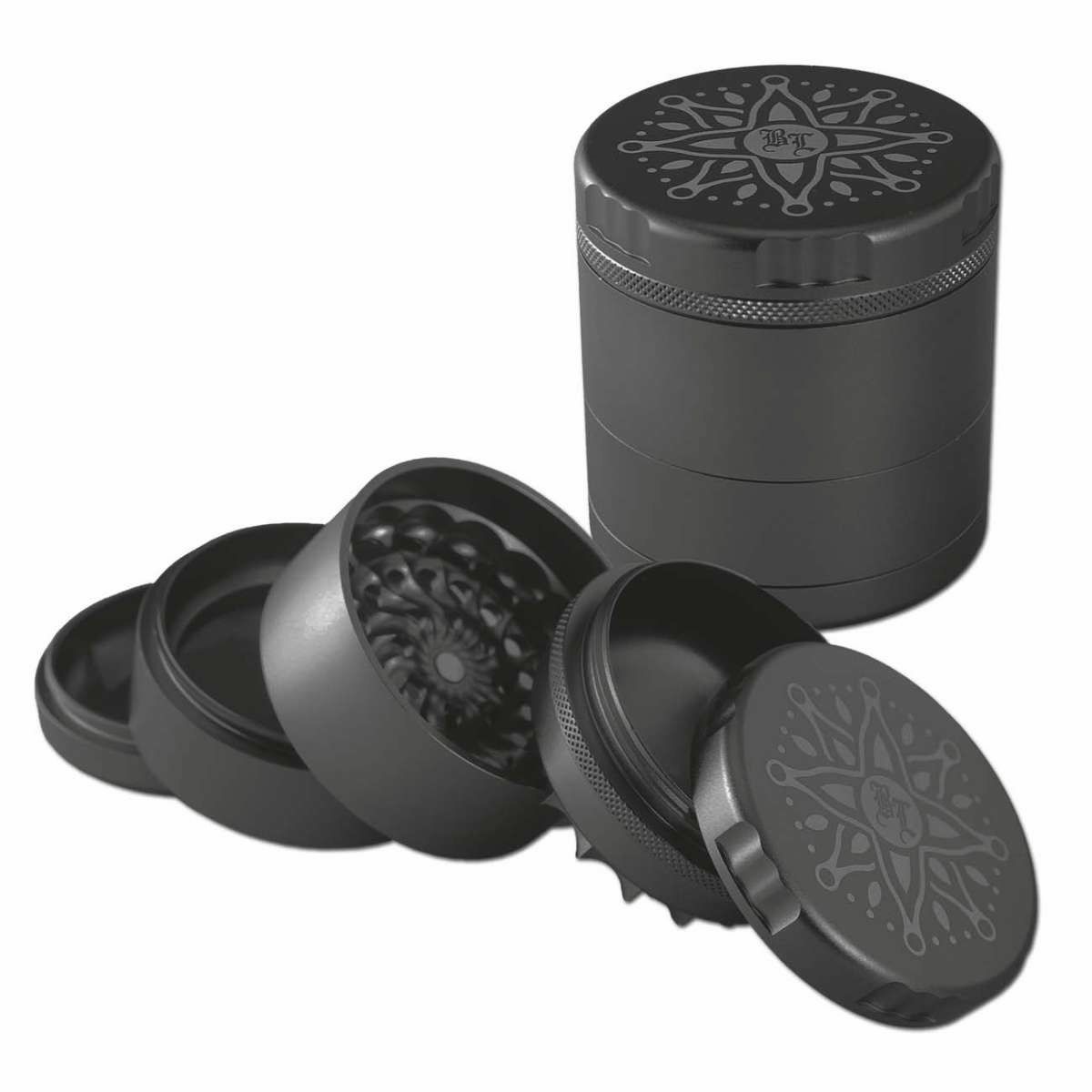 Black Leaf CNC-Flower-Grinder 5-tlg.
