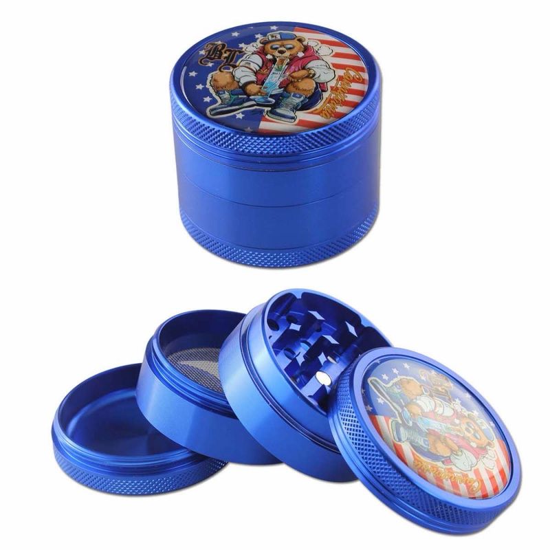 Black Leaf CANNIFORNIA Grinder 4-teilig – Blau