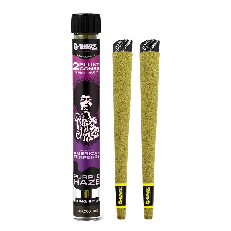 G-Rollz „Purple Haze“ – Terpene Infused Cones