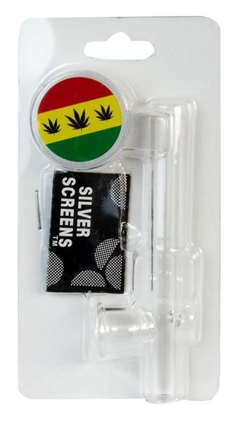 Glas-Kawumm & Kunststoff-Grinder Set „Weed Glass“