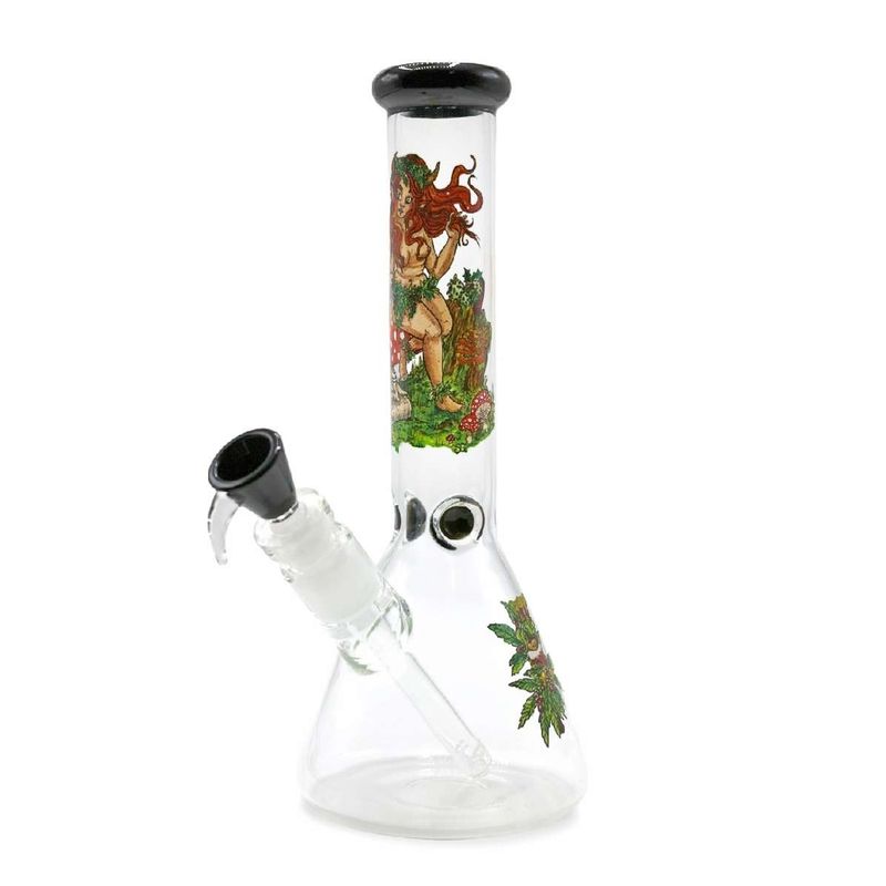 Vondel Nymph - Beaker Bong White H:26cm - Ø:40mm - SG:18.8mm Vondel Nymph - Beaker Bong White H:26cm - Ø:40mm - SG:18.8mm