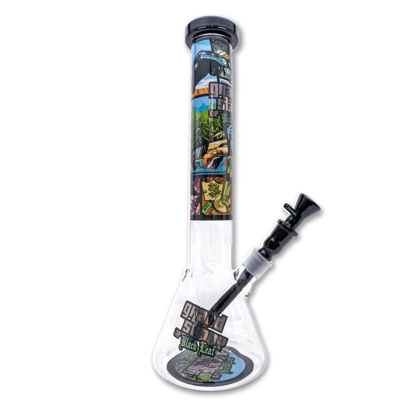Black Leaf Grand Story Beaker Bong Black Leaf Grand Story Beaker Bong