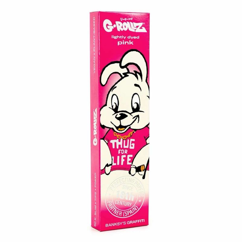 G-Rollz „Thug for Life“ King Size Pink Papers + Tips