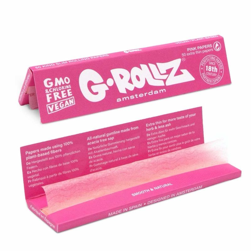 G-Rollz Pink Papers King Slim