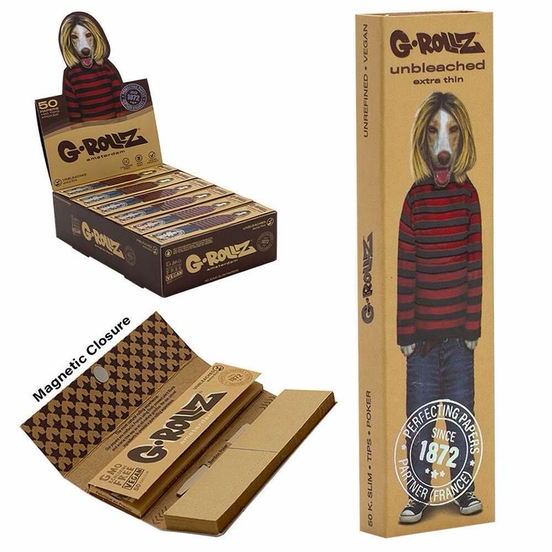 G-Rollz Unbleached Extra Thin Magnet Pack