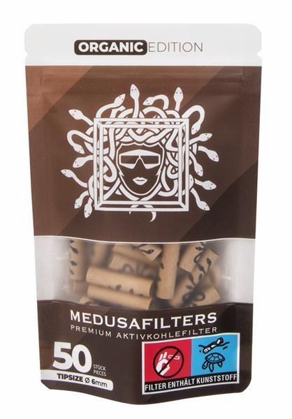 MEDUSA Aktiv-Cellulose-Filter ø 6mm Aktivkohlefilter, 50er Beutel