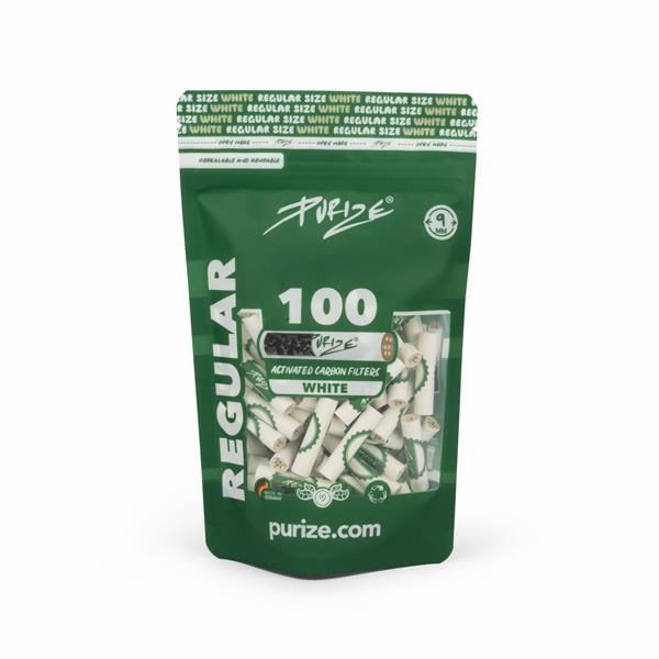 PURIZE Aktivkohlefilter, ø 9mm, 100er Packung