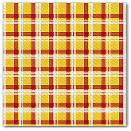 Tovaglie carta 100x100cm giallo/rosso - 250pz