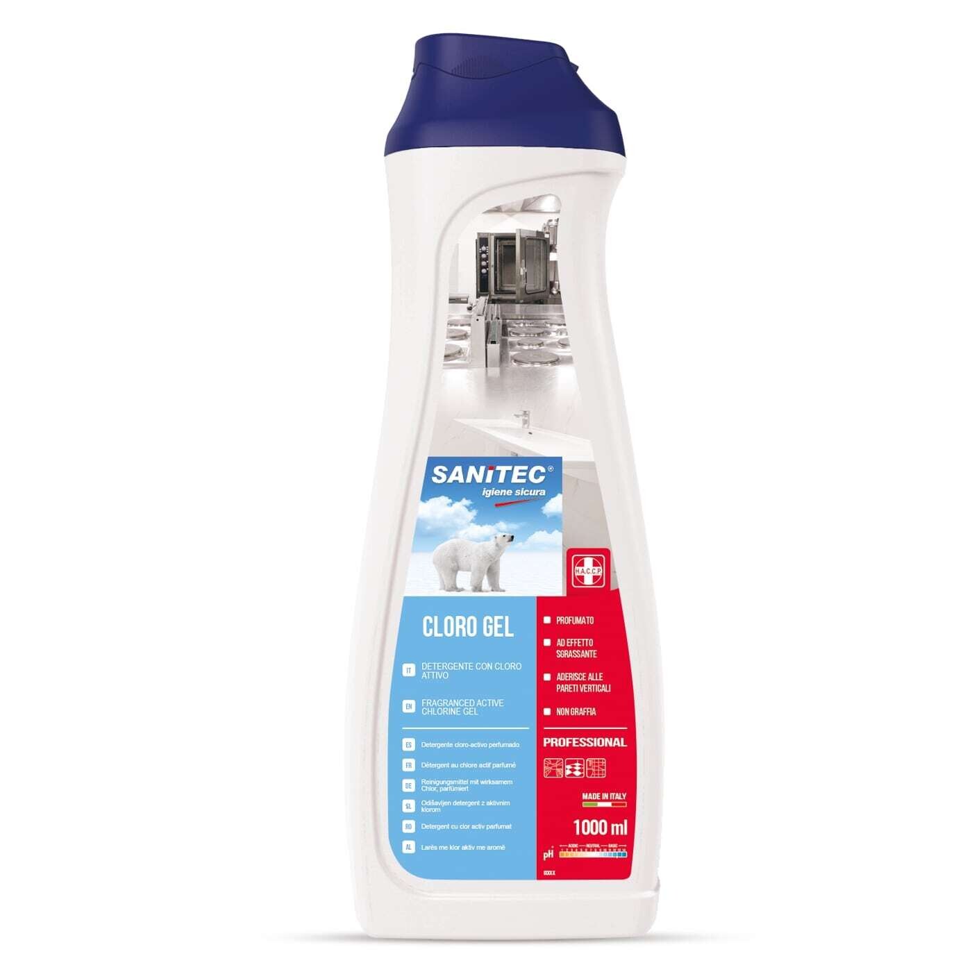 Detergente gel professionale  1Lt