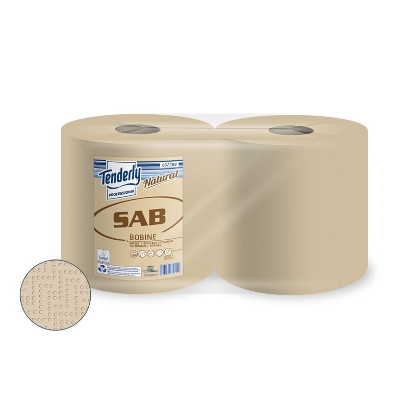 Bobina carta Sab Natural 2 Veli 800 strappi