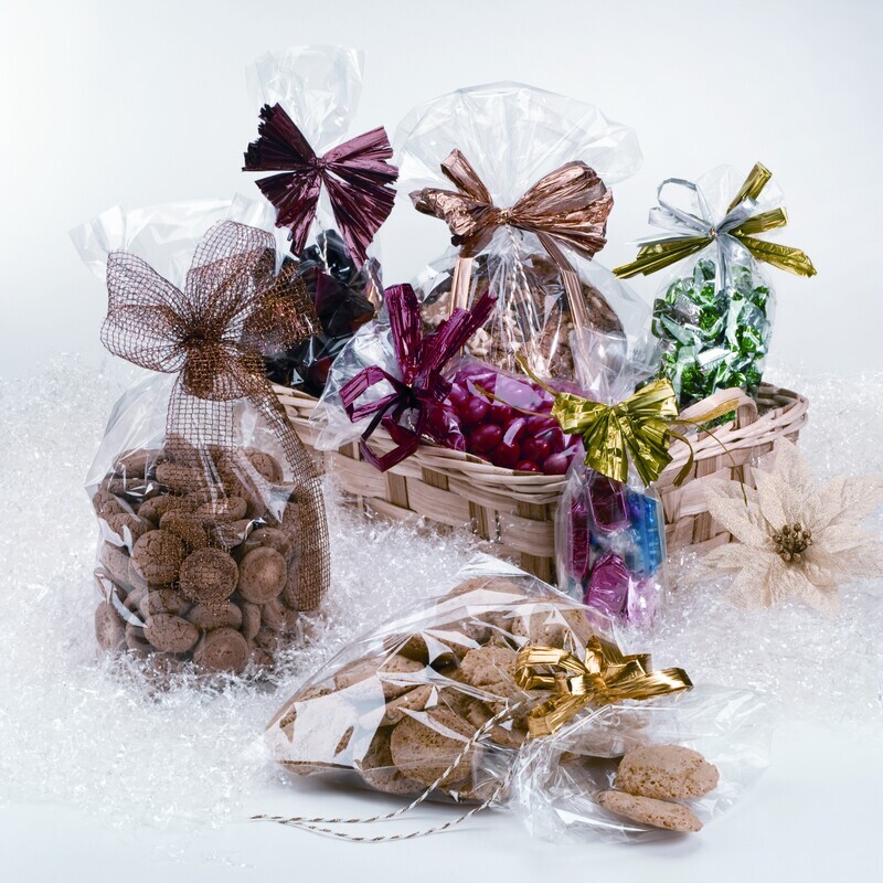100pz - Buste crystal trasparenti