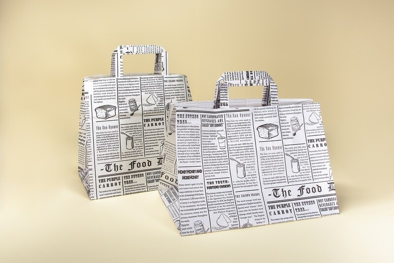 Shoppers in carta Newspaper 26+18x26cm