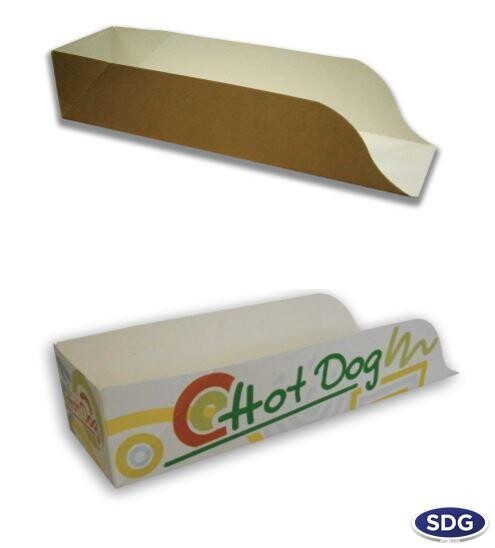 Scatole porta Hot Dog 165x47x50mm