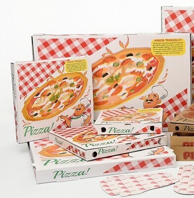 Scatole per pizza in cartone