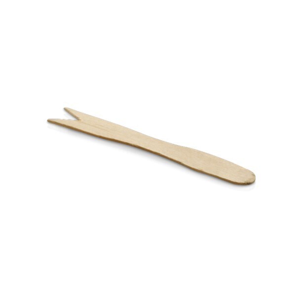 Forchettine in legno per patatine 8,5 cm