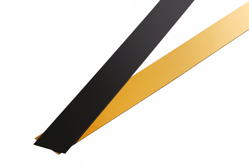 Fasce pasticceria in cartone Oro/Nero 5x70cm