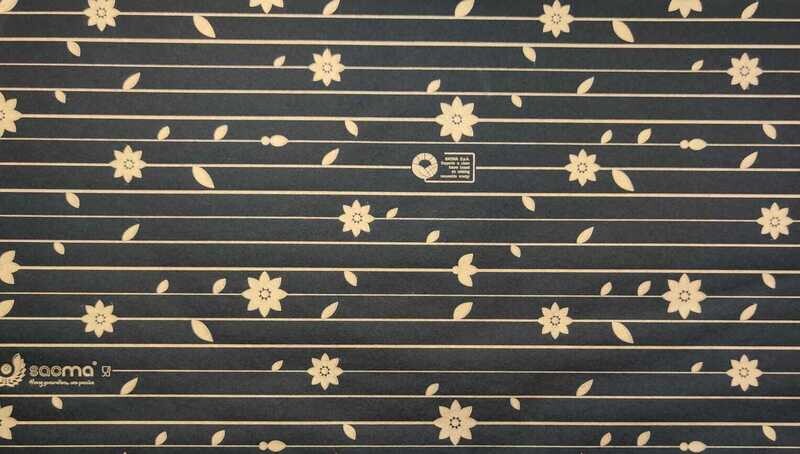 Carta antigrasso 40gr. nera 25x38