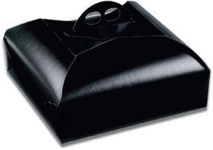 Scatole porta torte quadrate Nere