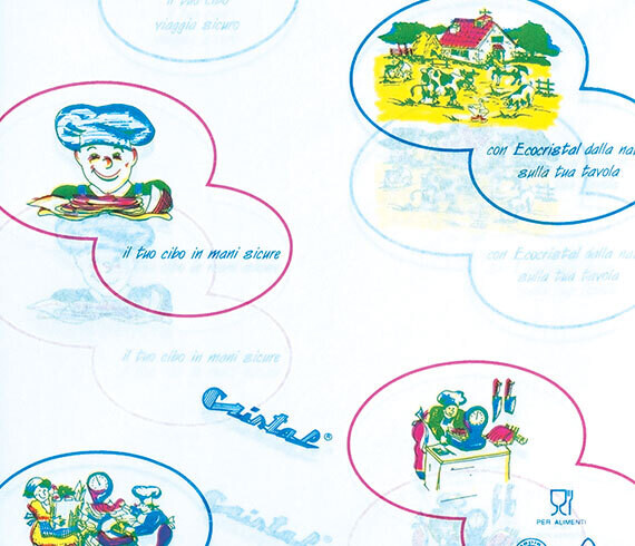 10Kg Carta politenata per alimenti 25x37 45gr