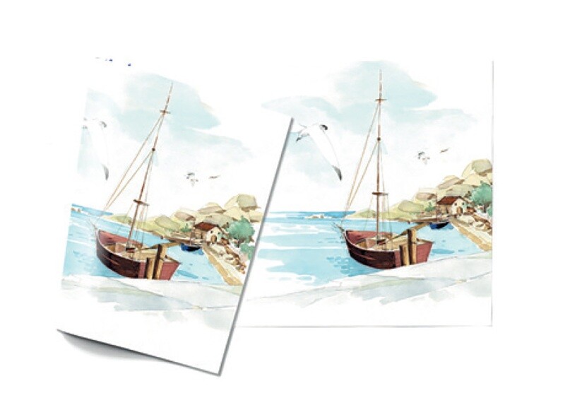 Tovaglie in carta 100x100cm Caletta - 150pz