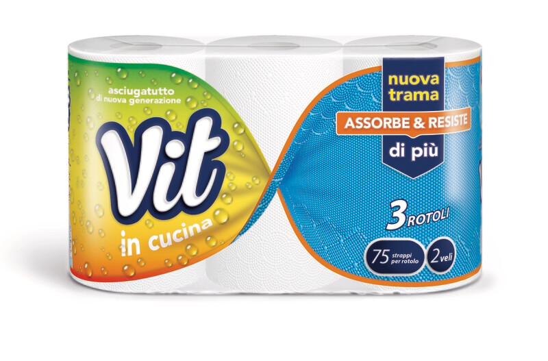 24 Rotoli carta asciugatutto 2 veli