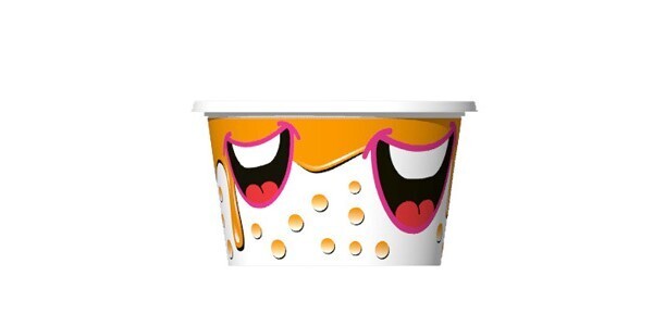50 Coppette gelato "Typo Expressive" 130cc