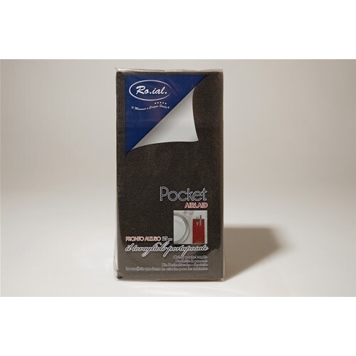 800 Tovaglioli porta posate Neri 40x40cm