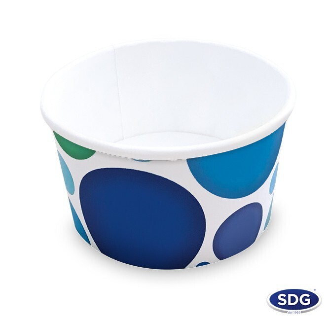 60 Coppette gelato in cartoncino 75ml