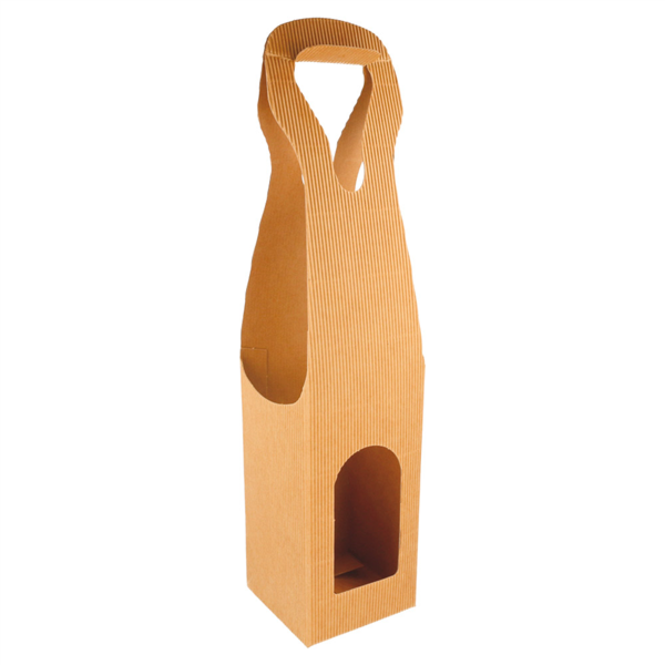 Scatola in cartone porta bottiglia 9x9xH41cm