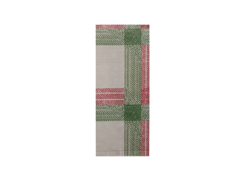 Busta porta posate "Tartan Verde/Rosso" (1000 Pezzi)