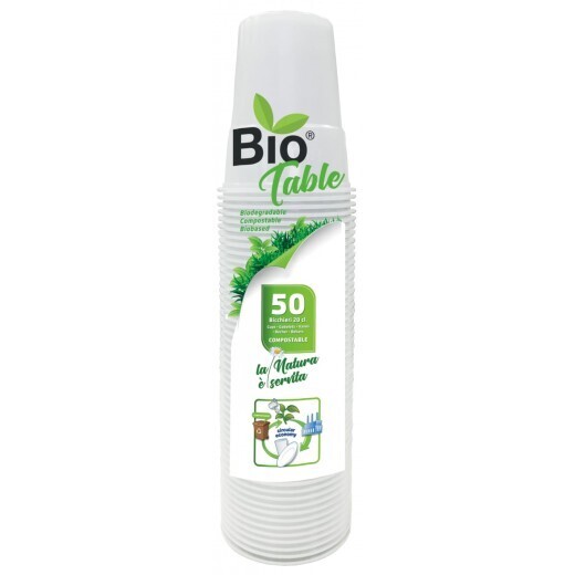 Bicchieri Biotable PLA 200cc