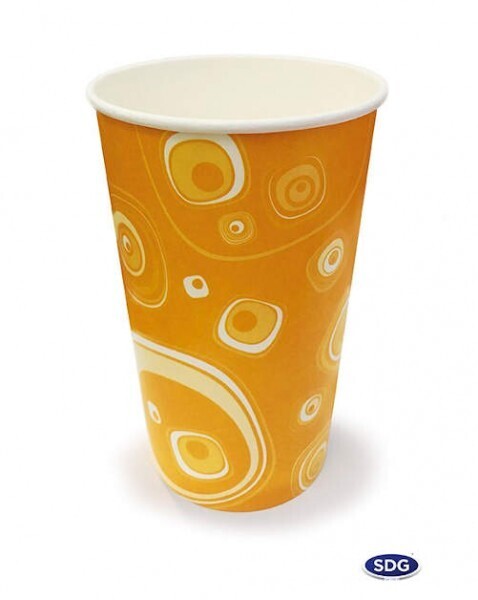 Bicchieri in cartoncino per bevande fredde 350ml