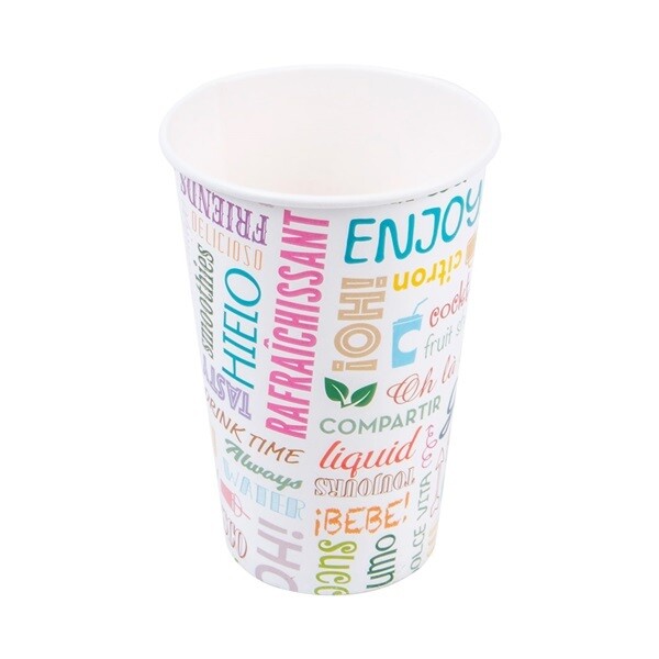 Bicchieri in cartoncino per bevande fredde 360ml