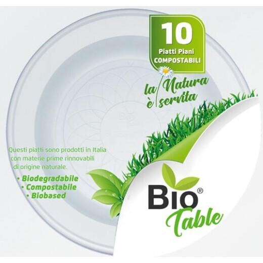 Piatti fondi biodegradabili Ø22cm