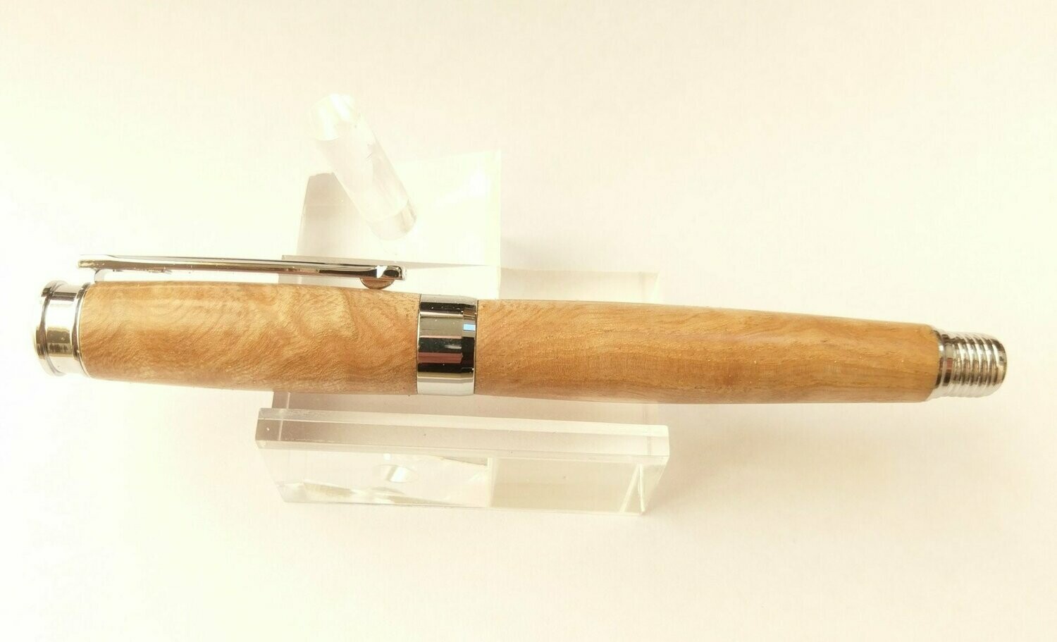 Leveche Fountain Pen with Burr Ash