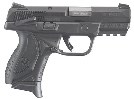 Gun - Ruger American Compact 9mm 3.55" BBL 17+1 BLK MS