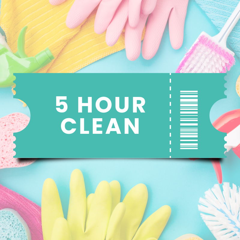 5 Hour Cleaning Voucher