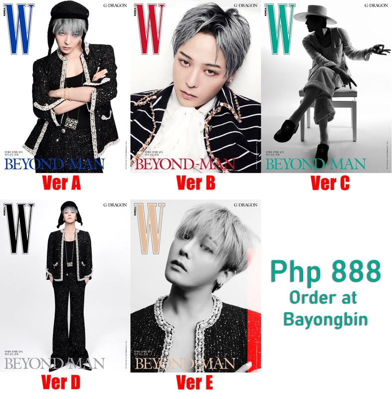 G-DRAGON W Magazine