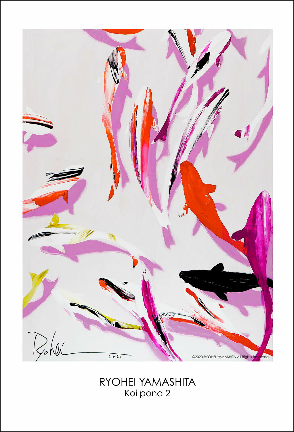 Giclee Poster “Koi pond 2" Giclee Poster “Koi pond 2"