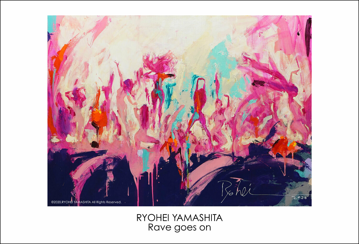 Giclee Poster “Rave goes on" Giclee Poster “Rave goes on"